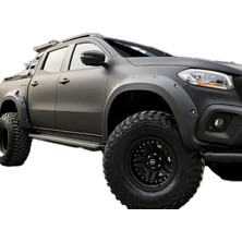 Aftermarket Mercedes X-Class 2017+ Çamurluk Dodik Seti Vida Görünümlü Koruma Mat Siyah