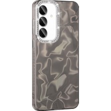 Adige Samsung Galaxy S24 Fe Kılıf Esila Parlak Taş Detaylı Silikon