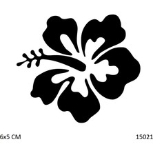 Airbrush Tattoo Yaz Çiçeği Yapışkanlı Stencil Süsleme ve Boyama Kalıbı