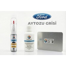 COLORGUARD Ford Aytozu Grisi Rötuş Seti - 2 si 1 Arada İğne ve Fırça Uçlu Şişe, Solüsyon ve Rötuş Çeliği