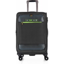 Ççs 620 Kumaş Kabin Boy Seyahat Valiz Gri