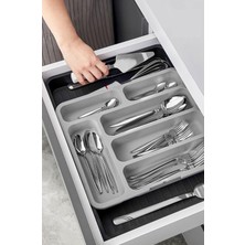 Hype Store Orret Home 6 Bölmeli Büyütülebilir Kaşıklık – Çekmece Içi Çatal Kaşık Bıçak Düzenleyici Organizer, A