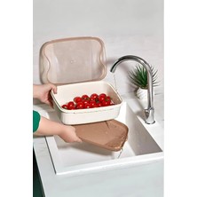 Hype Store Vip Ahmet Rüya Süzgeçli Saklama Kabı 4500 Ml, Kumsal