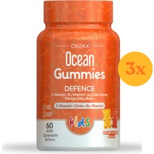 Ocean Gummies Defence Kids 60 Jel Form - 3 Adet (180 Adet)