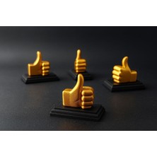 MisterionStudio Masaüstü Dekoratif Baş Parmak Figürü Kaliteli Baskı