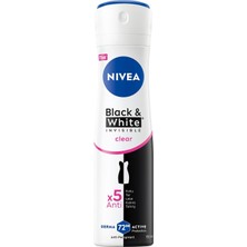 Hype Store Kadın Sprey Deodorant &white Invisible 150 Ml,72 Saat Terleme ve Ter Kokusuna Karşı Anti Perspirant