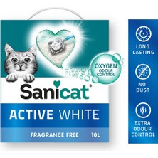 Hepta Collection Active White Topaklanan Kedi Kumu (Kokusuz) 10L