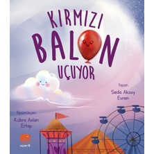 Uçan Fil Kırmızı Balon Uçuyor