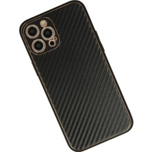Starseven Newface Iphone 12 Kılıf Coco Karbon Silikon - Siyah