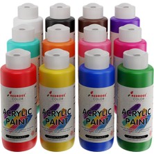 Braventa Collection Tüm Renkler Akrilik Boya 12'li Set 12X120ML