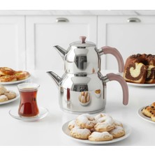 Veramoni Bakalit Kulplu Orta Boy Çaydanlık