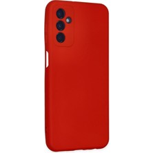Olinea Newface Galaxy M23 Kılıf Nano Içi Kadife Silikon - Kırmızı