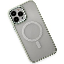 Starseven Newface Iphone 15 Kılıf Room Magneticsafe Silikon - Su Yeşili