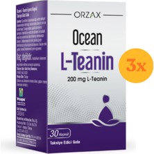 Ocean L-Teanin 30 Kapsül - 3 Adet (90 Kapsül)