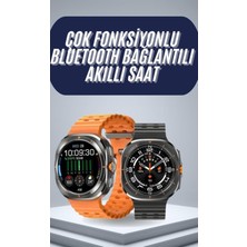 2025 Model Gelişmiş Özellikli Nabız Sensörlü Spor Takibi Yapabilen Titreşimli Saat