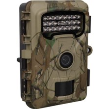 Powermaster RF06 20MP 24 LED Pır Sensörlü 2.0" Renkli LCD Ekran 128GB Sd Kart Destekli Fotokapan Kamuflaj Kamera