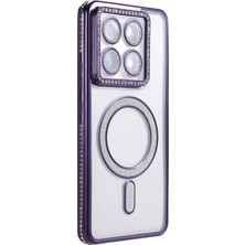 Olinea Newface Mi 14T Joke Simli Magneticsafe Kılıf - Derin Mor