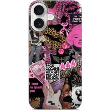 Lelia iPhone 17 Uyumlu Baskılı Şeffaf Telefon Kılıfı | Koleksiyon: Chromatica Aura