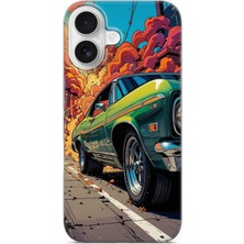 Lelia iPhone 17 Uyumlu Baskılı Şeffaf Telefon Kılıfı | Koleksiyon: Turboline Streetworks