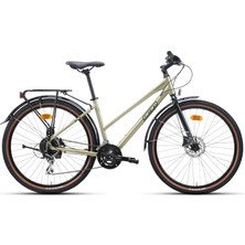 Carraro Sportive 725 27,5" 16-V Hd Şehir Bisikleti - Lime Yeşil-Koyu Yeşil-Beyaz - 43 cm