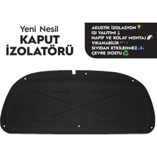 Toyota Corolla Sedan Kaput Izolatörü (2019 -2020 Ekim Arası)