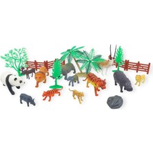 Efe Avm Hayvan Seti - 12 Parça Vahşi Hayvanlar Çiftlik Seti  - YS2789 (Lisinya)