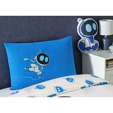 Taç Zorluteks Lisanslı Playstation Astrobot Desenli % 100 Pamuk Kumaş 1 Adet Yastık Kılıfı 50X70 cm