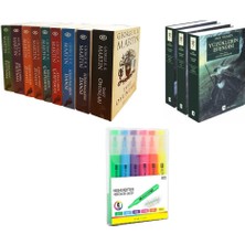 Epsilon Yayınevi Taht Oyunları 9 Kitap + Yüzüklerin Efendisi 3 Kitap / 12 Kitap Set ( Kalem Set Hdy)