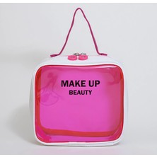 Greendecor Su Geçirmez Makyaj Çantası Makeup Beauty Plaj Havuz Deniz Çantası