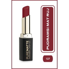 Golden Rose Pure Matte Powder Lipstick No: 127 - Nemlendirici Pudramsı Mat Ruj