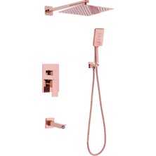 Penta 4419 Ankastre Banyo ve Duş Sistemi (Rose) (Square)