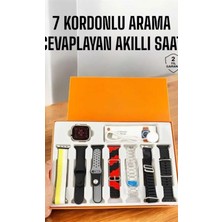 Akıllı Saat 7 Kordonlu Bildirim Görebilen Metal Kordon Gps Özelliği