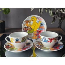 Konyax Susam Sokağı 2 Kişilik Çay Fincanı