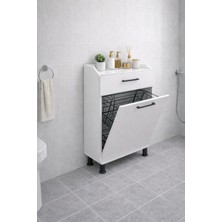 Mobest Kirli Çamaşır Dolabı kurulu hazır gönderim. 