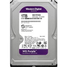 Kaia Life Wd Purple, WD11PURZ, 3.5" 1tb, 64MB, 5400 Rpm, 7/24 Güvenlik, HDD (Türkiye Distribütörü Garantili)