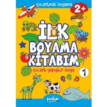 Pinokyo Yayınları Çıkartmalı Ilk Boyama Kitabım 2+ Yaş-1