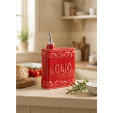 The Mia Yağdanlık Kırmızı 13 cm