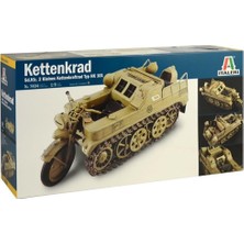 Italeri 7404S 1/9 Ölçek, Kettenkrad Yarı Paletli Motosiklet, Plastik Model Kiti