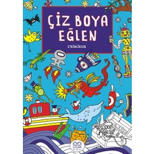 1001 Çiçek Kitaplar Çiz Boya Eğlen  Etkinlikler