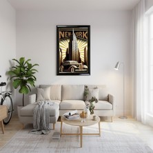 Duvar Ev Ofis Dekorasyonu Için  Modern  New York Vintage Tablo