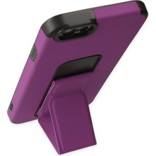 Epilons Newface Iphone 6 Kılıf Mega Standlı Silikon - Mor