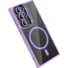 Epilons Galaxy S25 Remim Lensli Magsafe Standlı Kapak - Lila