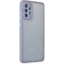 Epilons Newface Galaxy A72 Kılıf Montreal Silikon Kapak - Gri