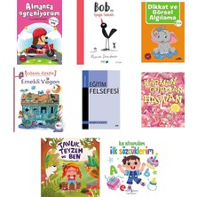 Beyaz Panda Yayınları 3+ 4+ 5+ Almanca Öğreniyorum: (3+4+5+ Yaş)... +7 Eğitim Kitabı