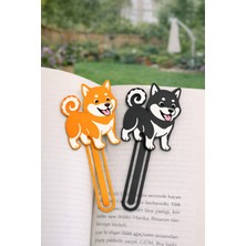Otscraft Studio Shiba Inu Tasarımlı Kitap Ayracı (2’li Set)