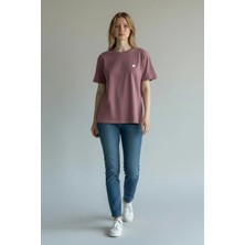 Cemo Kalp Nakışlı Bisiklet Yaka Siyah Tişört