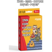zigzag Inek Eşek Karpuz Zeytin Peynir – Eğlenceli Kart Oyunu