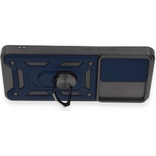 Epilons Newface Mi 12T Kılıf Pars Lens Yüzüklü Silikon - Lacivert