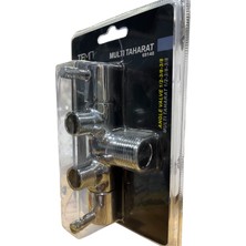 Veka Te-Ma Multi Taharat Musluğu Açılı Vana 1/2 – 3/8 Bağlantılı Set