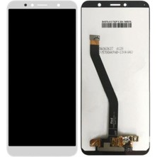 OEM Hwi Uyumlu Y6 2018 LCD Ekran Beyaz Çitasız